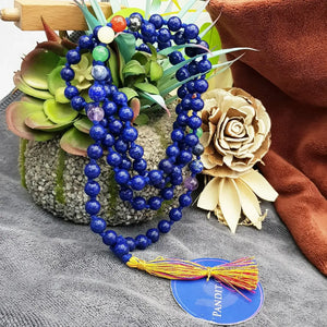 Lapis Lazuli 7 Chakra Mala