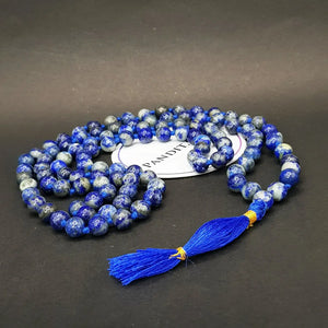 Lapis Lazuli Colourless Mala