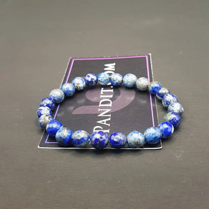 Lapis Lazuli Diamond Cut Bracelet