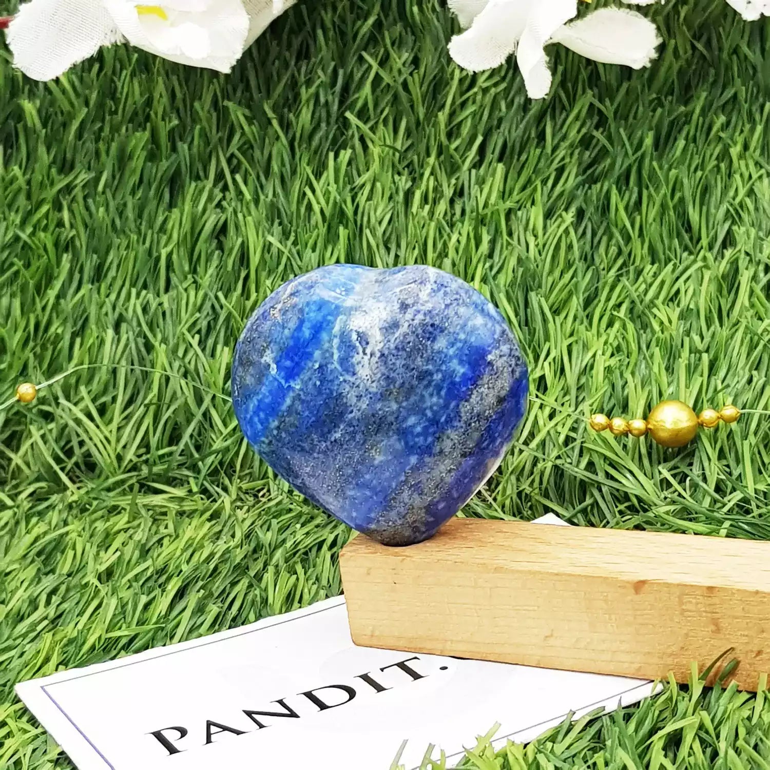 Lapis Lazuli Healing Crystal Heart Stone