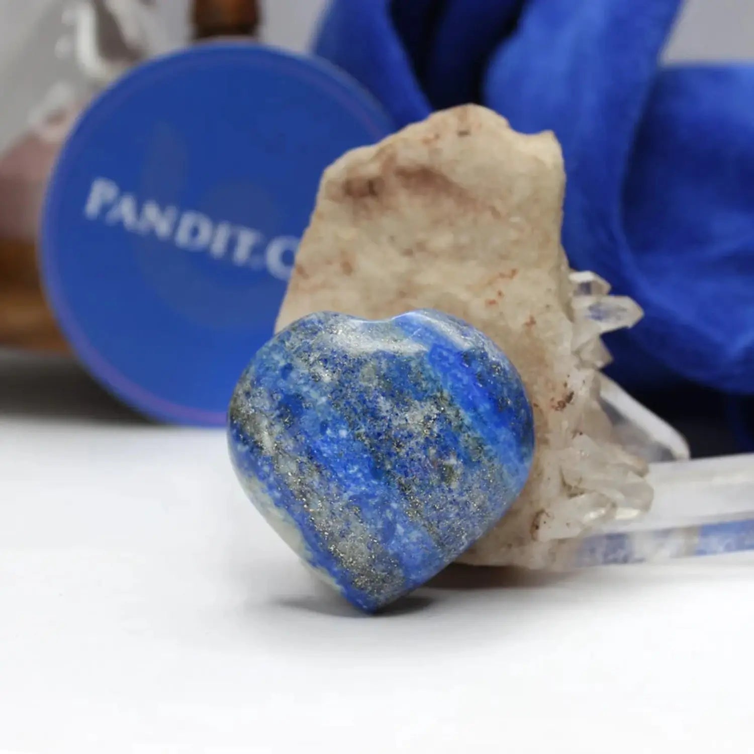 Lapis Lazuli Healing Crystal Heart Stone