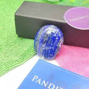 Lapis Lazuli Healing Crystal Palm Stone