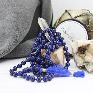 Lapis Lazuli Mala - Pandit.com