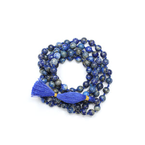 Lapis Lazuli Mala - Pandit.com