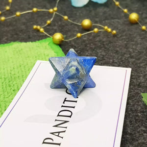 Lapis Lazuli Merkaba Star