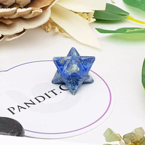 Lapis Lazuli Merkaba Star
