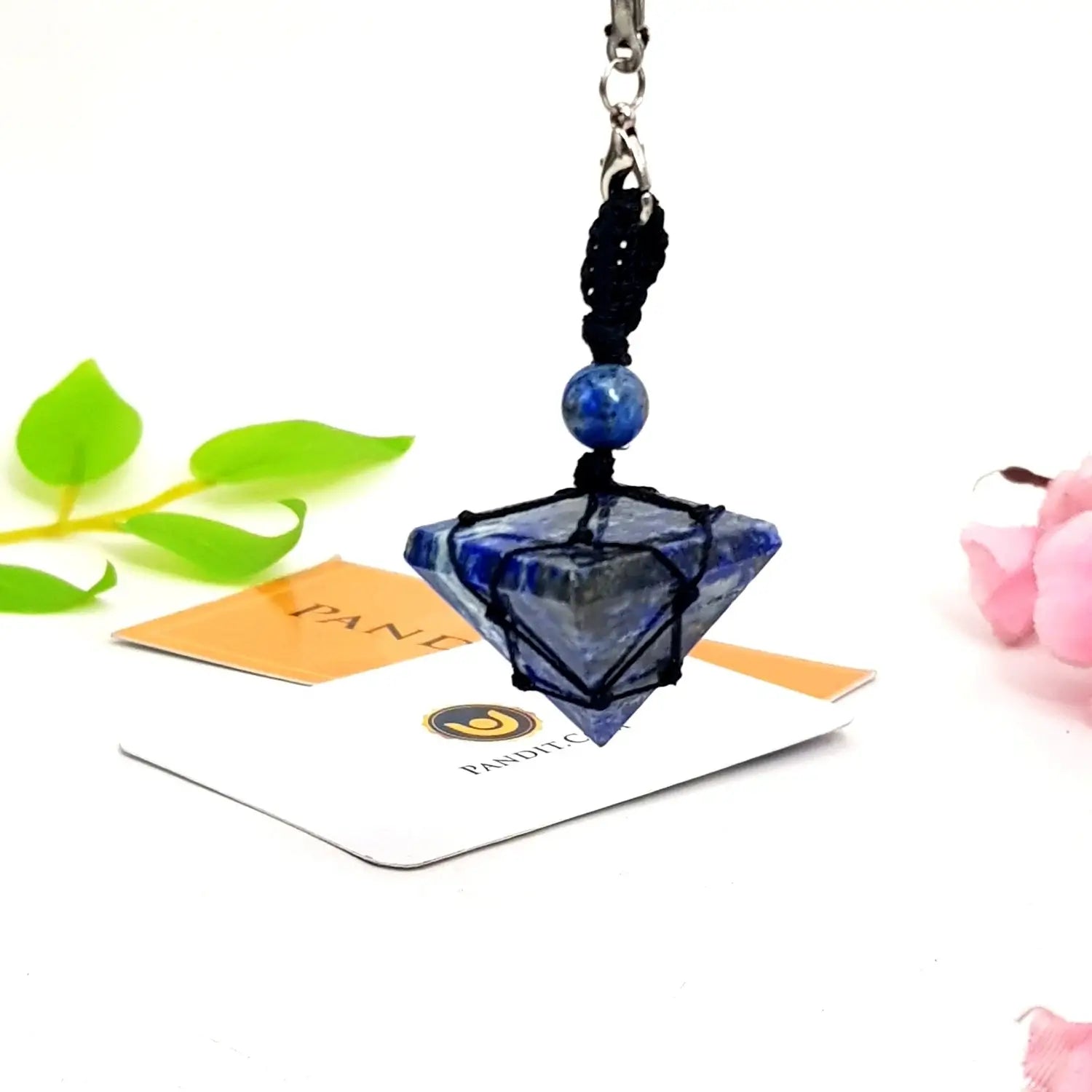 Lapis Lazuli Pyramid Pendant