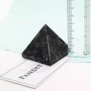 Larvikite Crystal Pyramid