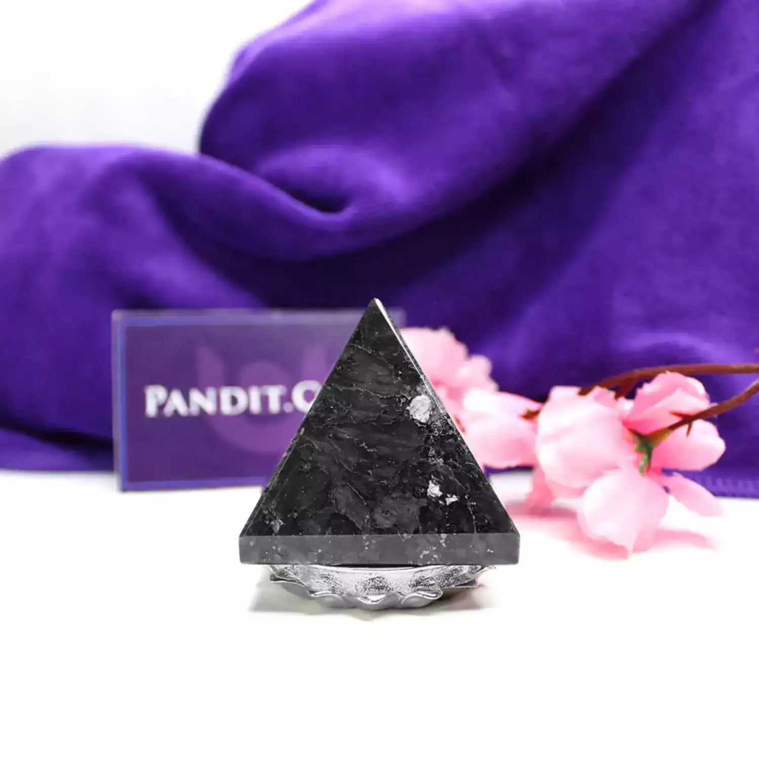 Larvikite Crystal Pyramid