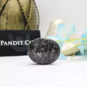 Larvikite Healing Crystal Palm Stone