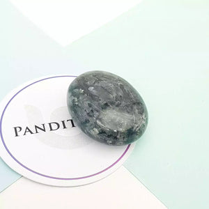 Larvikite Healing Crystal Palm Stone