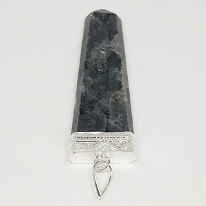 Larvikite Om Pencil Pendant