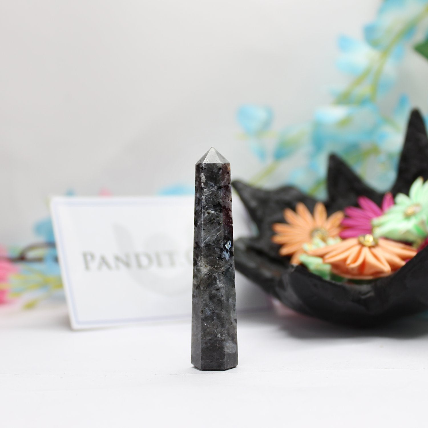 Larvikite Pencil Tower Point