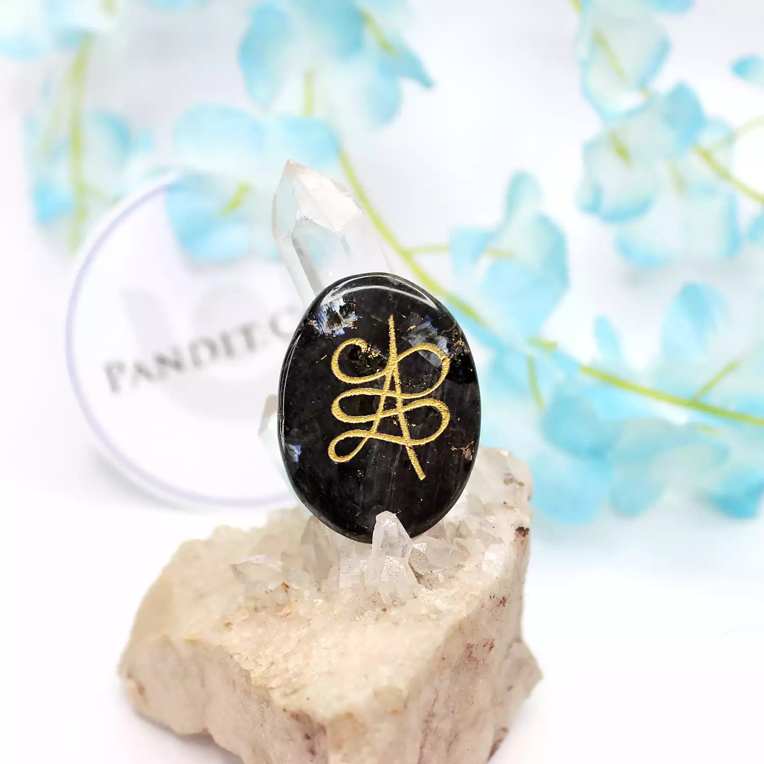 Larvikite Zibu Symbol Coin