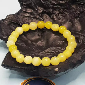 Lemon Jade Diamond Cut Bracelet