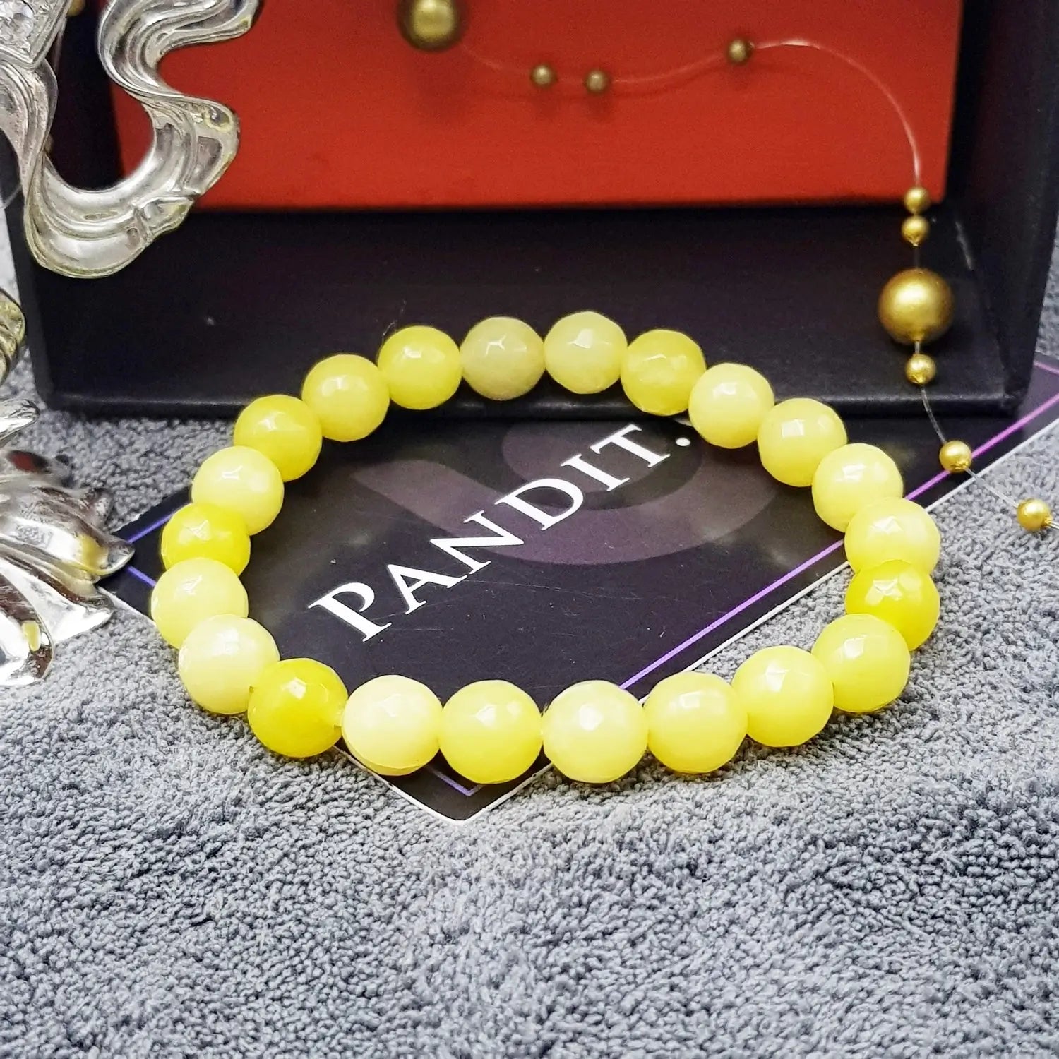 Lemon Jade Diamond Cut Bracelet