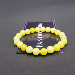 Lemon Jade Diamond Cut Bracelet