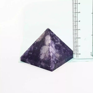 Lepidolite Crystal Pyramid