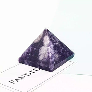 Lepidolite Crystal Pyramid