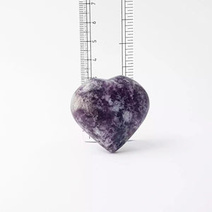 Lepidolite Healing Crystal Heart Stone