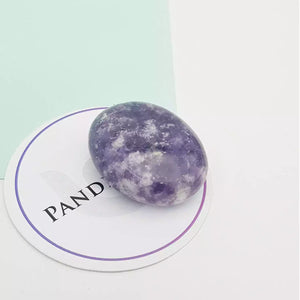 Lepidolite Healing Crystal Palm Stone