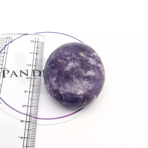 Lepidolite Healing Crystal Palm Stone