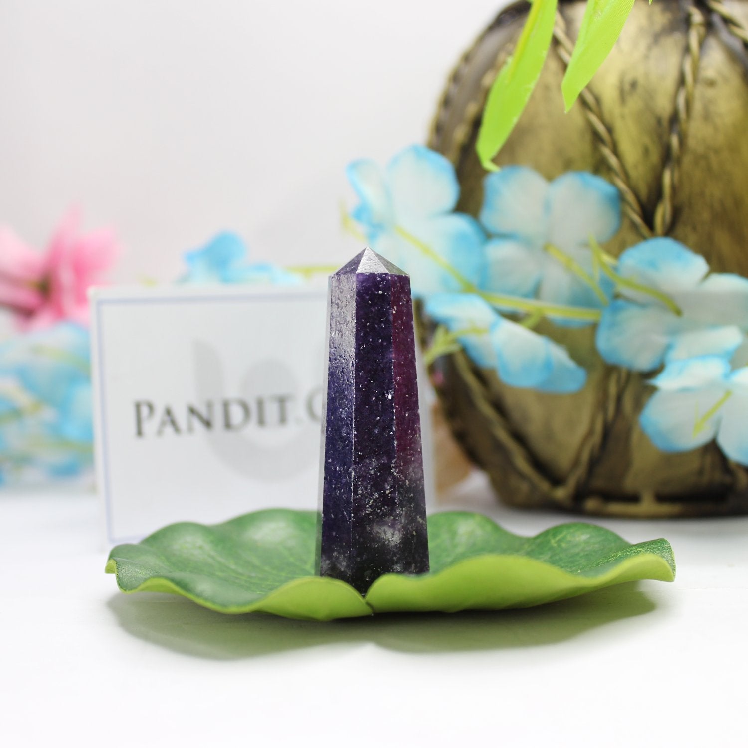 Lepidolite Pencil Tower Point