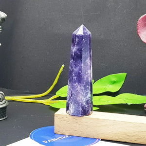 Lepidolite Pencil Tower Point