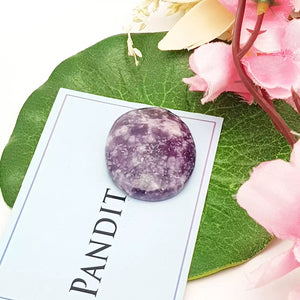 Lepidolite Worry Stone