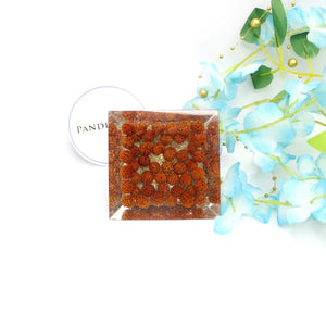 Mahamrityunjaya Pyramid Yantra With 5 Mukhi Rudraksha Beads