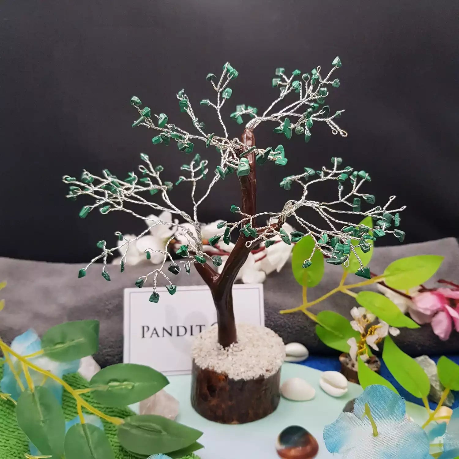 Malachite Gemstone Tree
