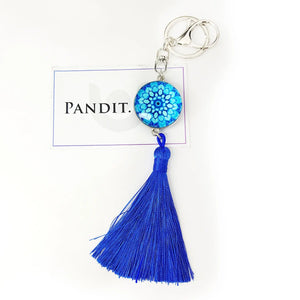 Mandala Dot Art Keychain