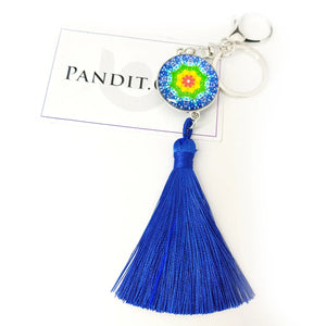 Mandala Dot Art Keychain