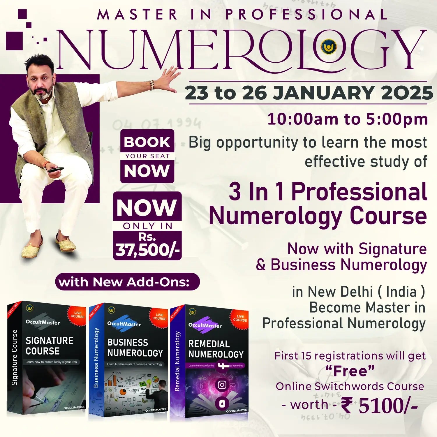 Master In Numerology Course January 2025