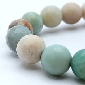 Max Amazonite Diamond Cut Bracelet