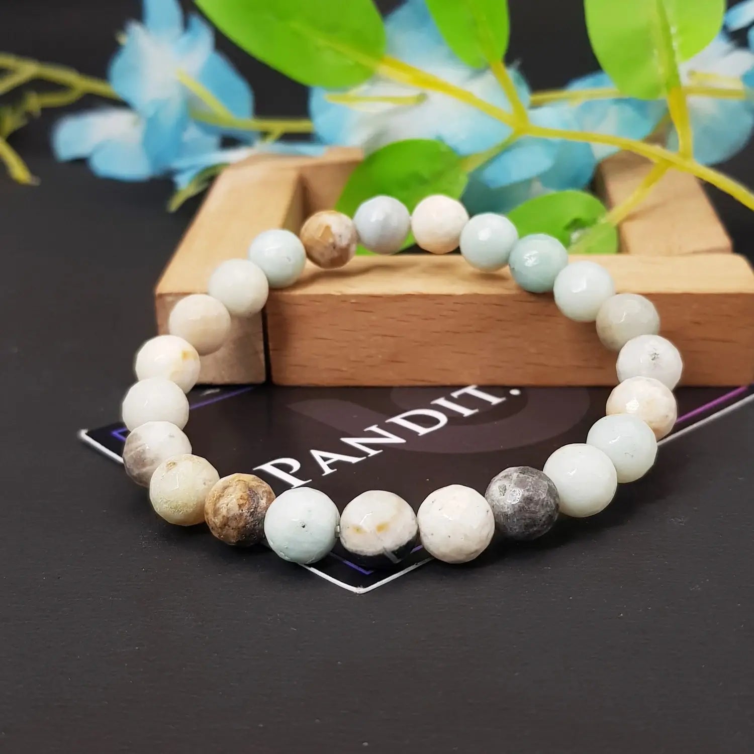 Max Amazonite Diamond Cut Bracelet