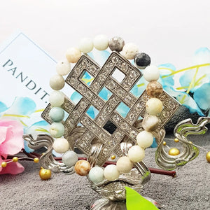 Max Amazonite Diamond Cut Bracelet