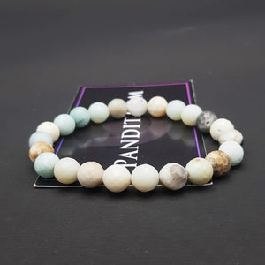 Max Amazonite Diamond Cut Bracelet