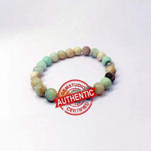Max Amazonite Diamond Cut Bracelet
