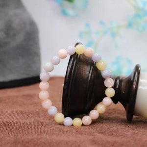 Morganite Bracelet — packaging back cover with usage guide