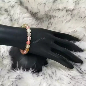 Multi Cherry Quartz Bracelet