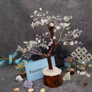 Multi Fluorite Gemstone Tree