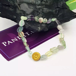 Multi Fluorite Tumble Bracelet