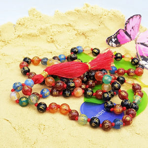 Multi Onyx Om Mani Mala