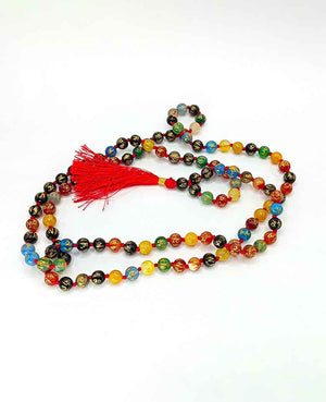 Multi Onyx Om Mani Padme Hum Mala