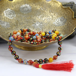 Multi Onyx Om Mani Padme Hum Mala