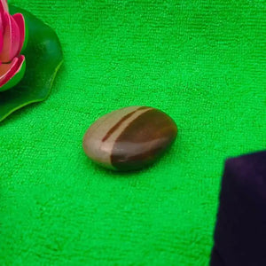 Narmada Healing Crystal Palm Stone