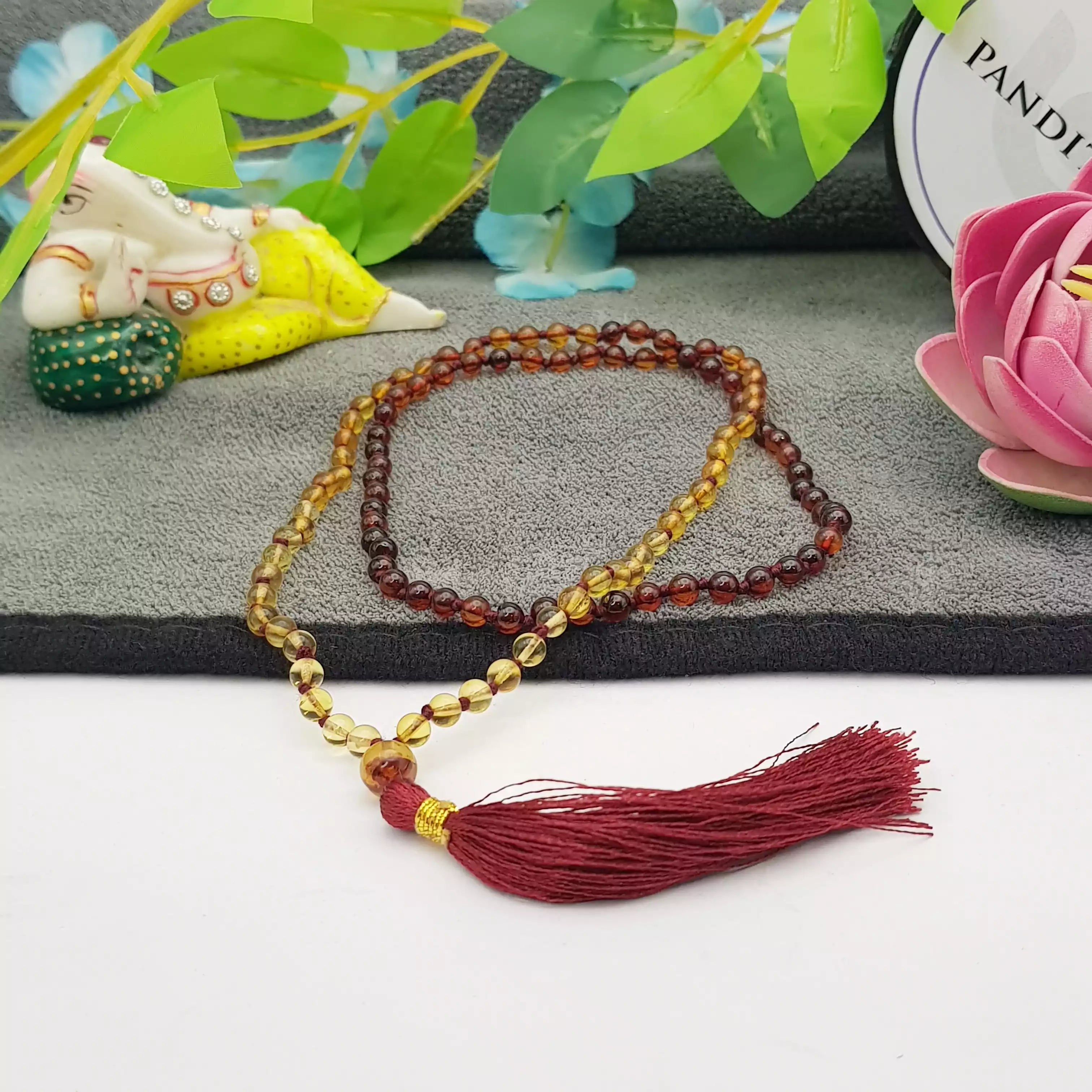 Natural Amber Mala