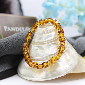 Natural Amber Tumble Bracelet