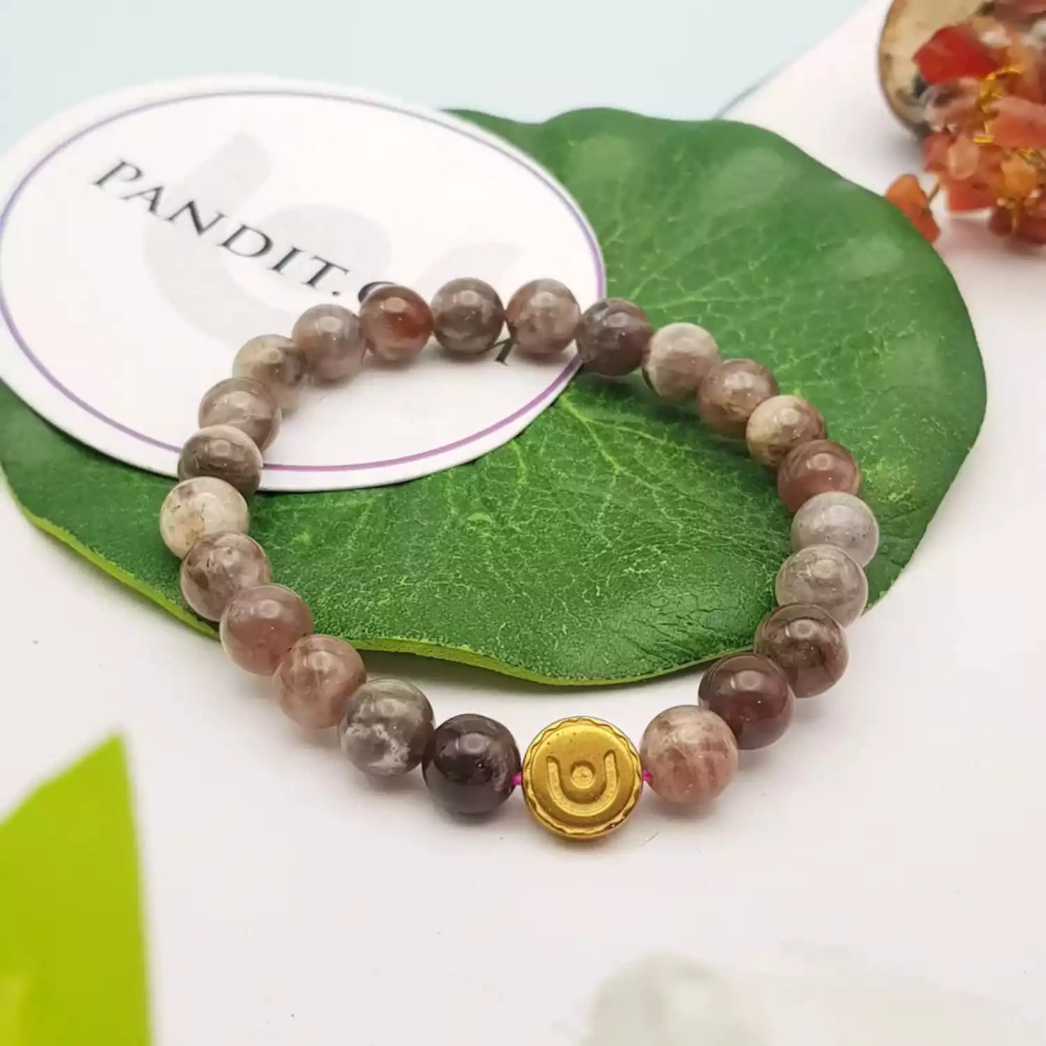 Natural Sunstone Bracelet